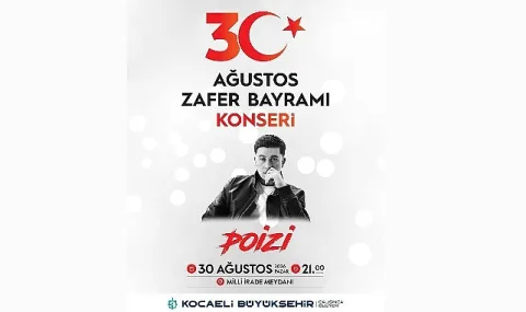Kocaeli Büyükşehir'den Zafer Bayramı'na Özel Çifte Konser Etkinliği