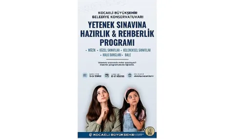 Kocaeli Konservatuvarı Yetenek Sınavları İçin Hazırlık Programı Başlatıyor