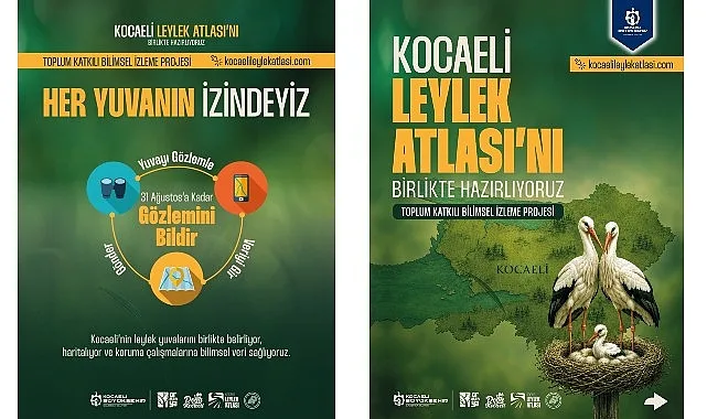 Kocaeli Leylek Atlası Projesiyle Kentin Biyoçeşitliliği Korunuyor
