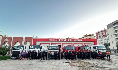 Konya Büyükşehir, Alanya'daki Orman Yangınına Destek Ekipleri Gönderdi