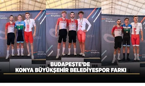 Konya Büyükşehir Belediyesporlu Pedallar Budapeşte’de 4 Madalya Kazandı