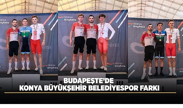 Konya Büyükşehir Belediyesporlu Pedallar Budapeşte’de 4 Madalya Kazandı