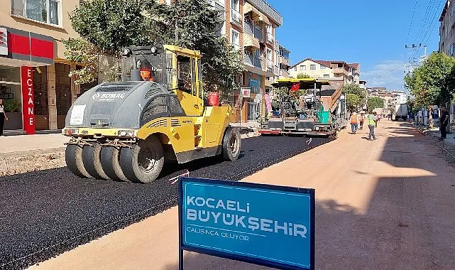 Körfez Mehmet Akif Ersoy Caddesi Baştan Sona Yenileniyor