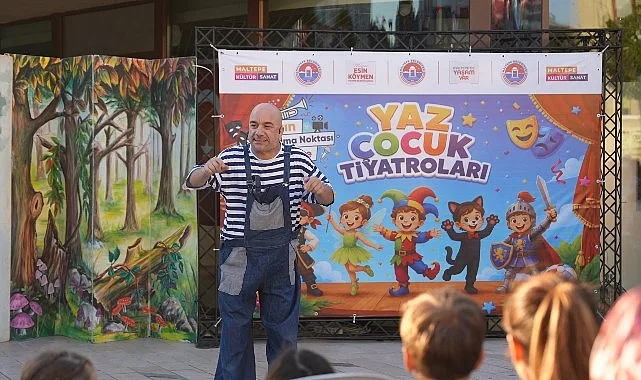 Maltepe Belediyesi Çocuklara Yaz Boyunca Ücretsiz Tiyatro Keyfi Yaşatıyor