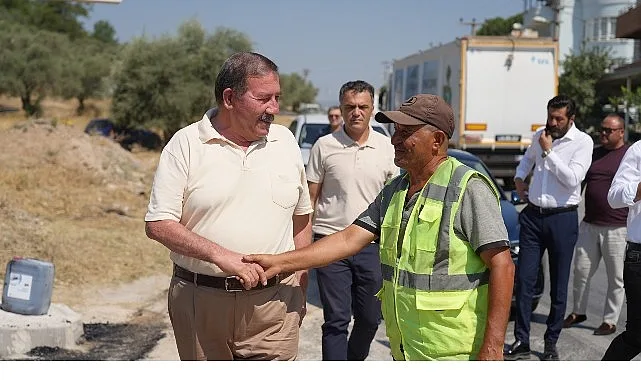 Milas'ta Ulaşım Konforu İçin Sıcak Asfalt Çalışmaları Hız Kazandı