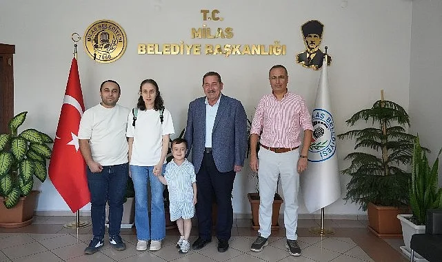 Milaslı Göktuğ'dan Sağlığına Kavuşunca Başkan Topuz'a Teşekkür Ziyareti