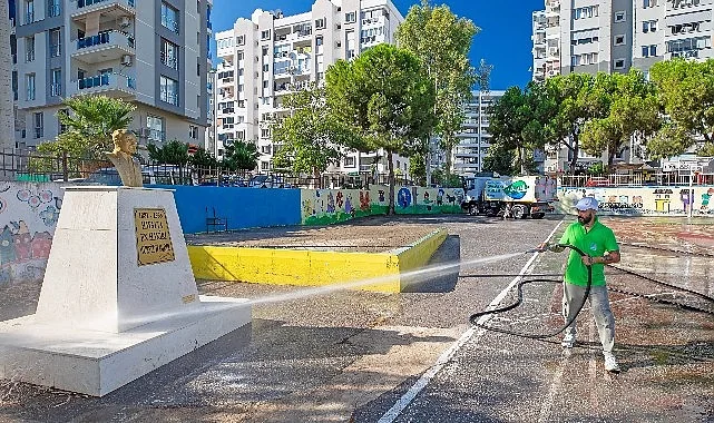 Narlıdere'de Okul Bahçeleri 2026-2027 Eğitim Yılına Hazırlanıyor