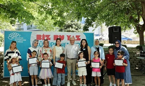 Nilüfer'de 15. Kütüphanede Yaz Etkinliği Şenlikle Tamamlandı
