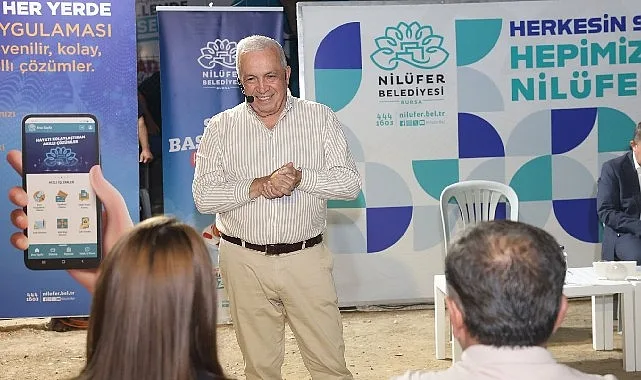Nilüfer Fethiye'de 'Şadi Başkan'la Akşam Çayı'nda Talepler Dinlendi