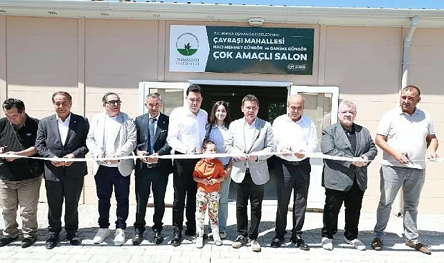 Osmangazi, Çaybaşı Mahallesi'ne Yeni Çok Amaçlı Salon Kazandırdı