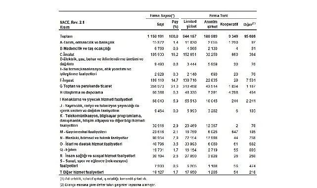 2025 Sektör Bilançoları: Ticaret ve İmalat Sektörleri Zirvede