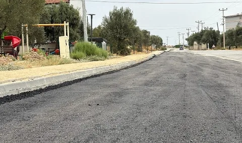Edremit'te Öğrenci Ulaşımını İyileştiren Hamdibey Caddesi Düzenlemesi