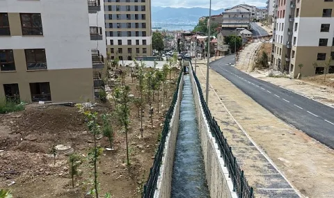 İzmit Cedit Mahallesi'nde 360 Metrelik Dere Islahı Tamamlandı
