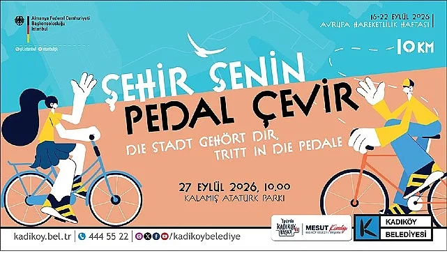 Kadıköy'de Avrupa Hareketlilik Haftası Bisiklet Turu Düzenleniyor