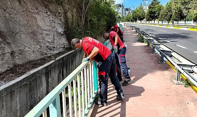 Kocaeli Büyükşehir'den Santral Rampası'na Estetik ve Güvenlik Dokunuşu