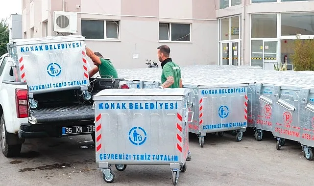 Konak Belediyesi'nden Çöp Konteynerlerinde Kapsamlı Yenileme Hamlesi