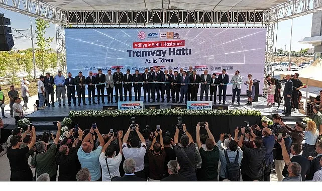 Konya'nın Ulaşım Ağını Güçlendiren Adliye-Şehir Hastanesi Tramvay Hattı Açıldı