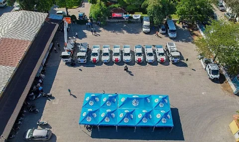Milas Belediyesi Hizmet Ağını Genişletti: Filoya 9 Yeni Araç Eklendi