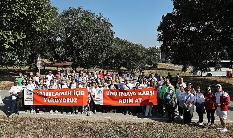 Nilüfer'de Alzheimer Farkındalığı İçin Anlamlı Yürüyüş Düzenlendi