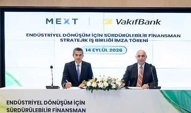 VakıfBank ve MEXT'ten Sanayicilere Yeşil Dönüşüm Desteği