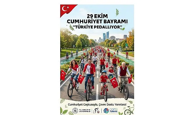 29 Ekim’de 81 İlde ‘Türkiye Pedallıyor’ Etkinliği Düzenlenecek