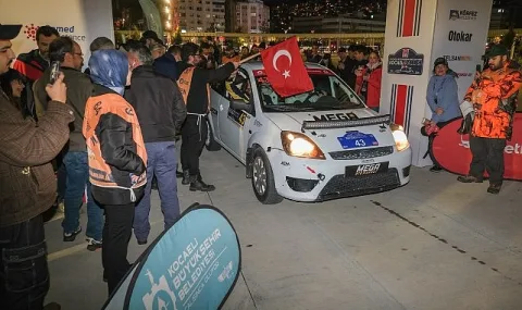 43. Kocaeli Rallisi Start Aldı: 80 Sporcu Yarıştı