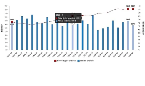 Ağustos 2026 Dış Ticaret Endeksleri: İhracat Birim Değerinde Artış, Miktarda Düşüş