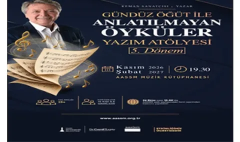 Anlatılmayan Öyküler Müzikli Yazım Atölyesi 5. Dönemiyle Başlıyor