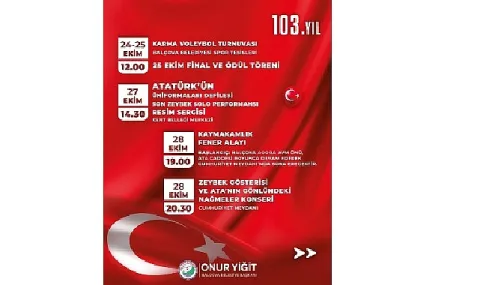 Balçova'da Cumhuriyet 103. Yıl Kutlamaları Başlıyor: Yüksek Sadakat Konseri