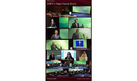 COP31'e Doğru Yatırım Zirvesi'nde Yeşil Dönüşüm Vurgusu