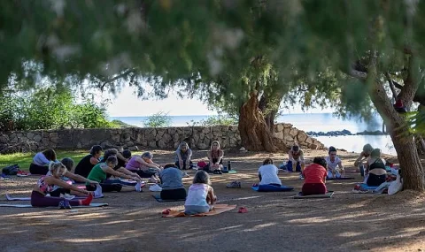 Datça'da Doğada Pilates Etkinliği Katılımcıları Memnun Etti