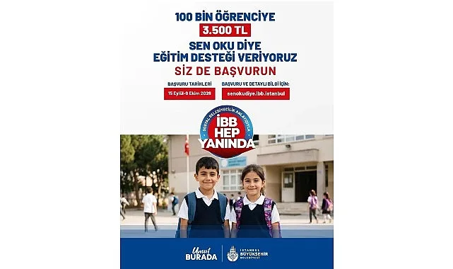 İBB, 2026-2027 Eğitim Döneminde Öğrencilere Dev Destek Paketi Hazırladı