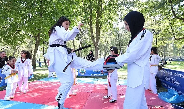 İnegöl Belediyesi'nden Çocuklara Kapsamlı Spor Şöleni