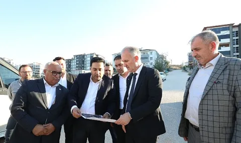 İnegöl'de Alanyurt'ta 26 Sokakta Kaldırım Çalışması