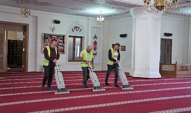 Keçiören'de İbadethaneler Düzenli Temizlikle Daha Hijyenik