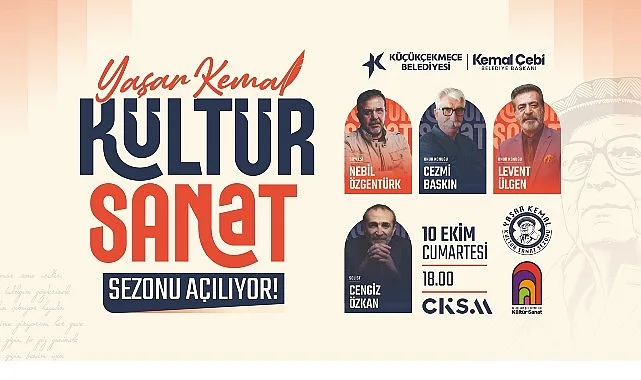 Küçükçekmece Belediyesi, 2026-2027 Kültür Sanat Sezonu'nu Yaşar Kemal Adına Açıyor