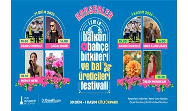 Kültürpark'ta 4. Balkon-Bahçe ve Bal Festivali Başlıyor