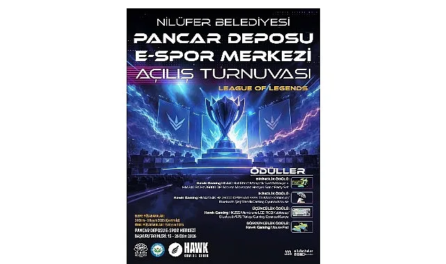 Nilüfer'de E-Spor Merkezi Turnuva ile Açılıyor