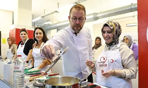 Türk Kızılay'dan Diyarbakırlı kadınlara aşçılık eğitimi