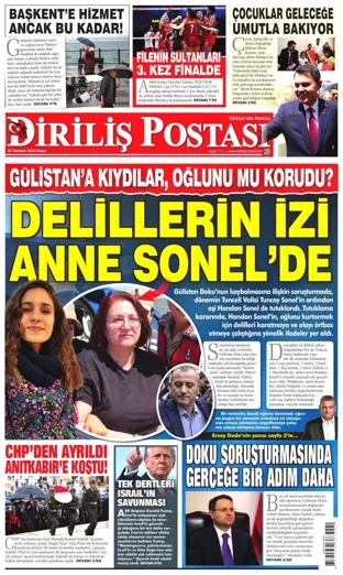 Diriliş Postası Gazetesi 26 Temmuz 2026 günün manşeti