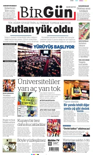 Birgün Gazetesi 27 Temmuz 2026 günün manşeti