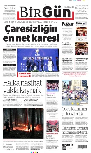 Birgün Gazetesi 2 Ağustos 2026 günün manşeti
