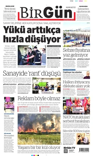 Birgün Gazetesi 3 Ağustos 2026 günün manşeti