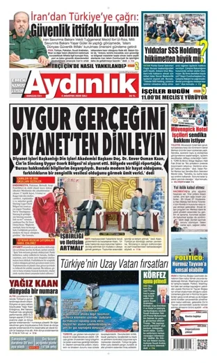 Aydınlık Gazetesi 4 Ağustos 2026 günün manşeti