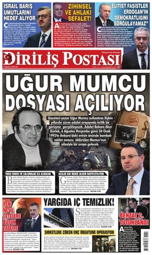 Diriliş Postası Gazetesi 4 Ağustos 2026 günün manşeti