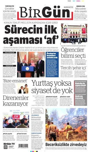 Birgün Gazetesi 6 Ağustos 2026 günün manşeti