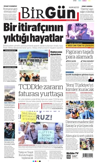 Birgün Gazetesi 24 Ağustos 2026 günün manşeti