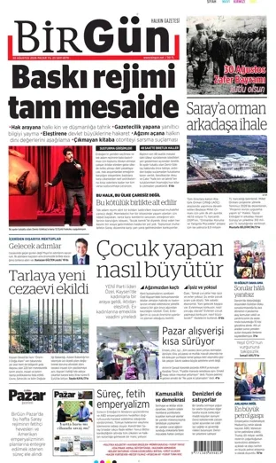 Birgün Gazetesi 30 Ağustos 2026 günün manşeti