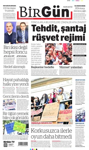 Birgün Gazetesi 6 Ekim 2026 günün manşeti