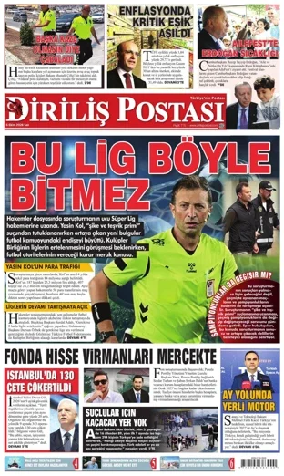 Diriliş Postası Gazetesi 6 Ekim 2026 günün manşeti